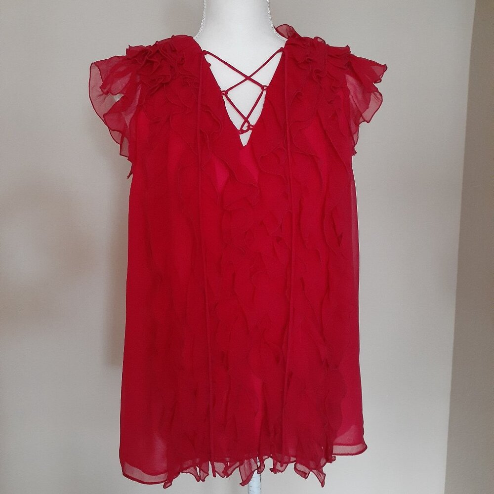 Jason Wu Ruffle Front Blouse